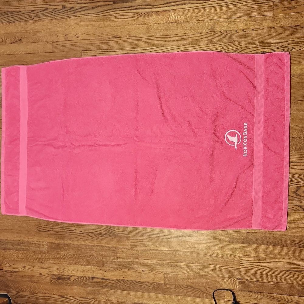 Large 60"x34" Horicon Bank embroidered Beach towel